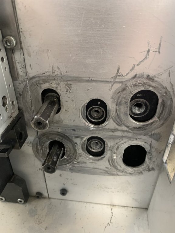 Right Transport Plate Damage